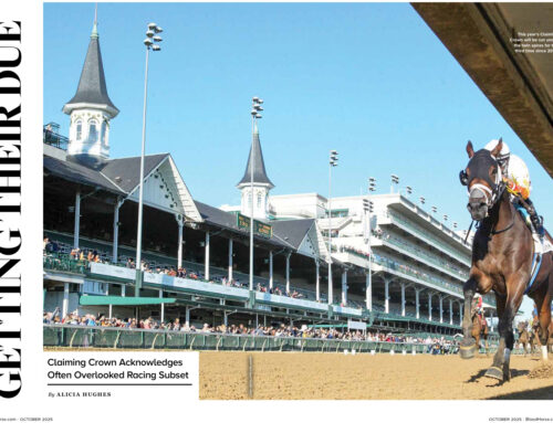 Claiming Crown Featured in Latest Edition of BloodHorse Magazine